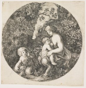 Die Frau des Satyrs, 1656 von Stefano della Bella