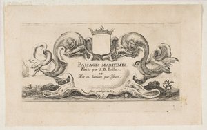 Titelseite: Paisages maritimes, ca. 1644 von Stefano della Bella