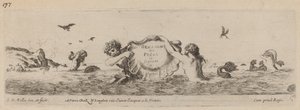 Titelseite für "Ornamenti di fregi e fogliani" von Stefano della Bella