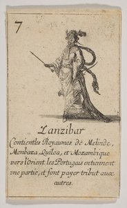 Sansibar, 1644 von Stefano della Bella
