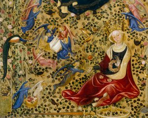 Heilige Katharina von Alexandria (Detail der Madonna del Roseto)