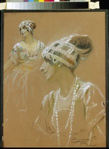 Porträt der Ballerina Vera Fokina (1886-1958)