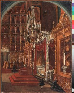 Innenraum der Mariä-Entschlafens-Kathedrale in Jaroslawl