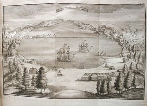 Ansicht des Hafens von Petropavlovsk