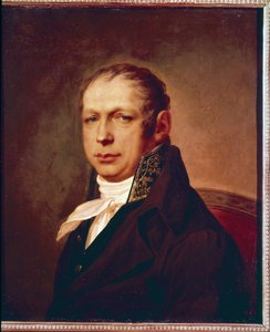 Porträt des Architekten Adrian D. Zakharov von Stepan Semenovich Shchukin
