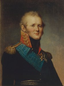 Porträt von Kaiser Alexander I. von Stepan Semenovich Shchukin