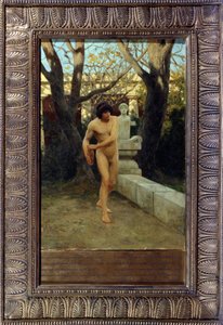 Der Diskobolos, Ende des 19. Jahrhunderts von Stepan Vladislavovich Bakalovich