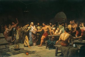 Die Gladiatoren vor dem Kampf von Stepan Wladislawowitsch Bakalowitsch