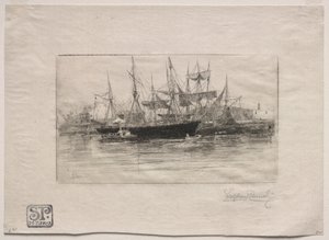 Point Breeze Öl-Piers, 1880