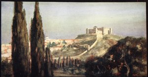 Spoletto, der Geburtsort des Heiligen Benedikt, Illustration aus 