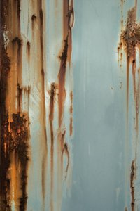 Verrostete blaue Metalltextur