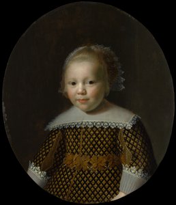 Porträt eines jungen Jungen von Style of Paulus Moreelse