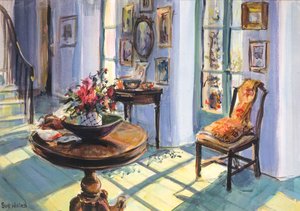 Vanessas sonnenbeschienener Flur, 1995 von Sue Wales