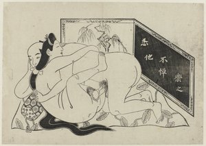 Erotische Darstellung von Sugimura Jihei (attributed to)
