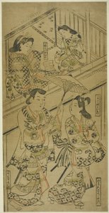 Auf der Yoshida-Straße von Sugimura Jihei