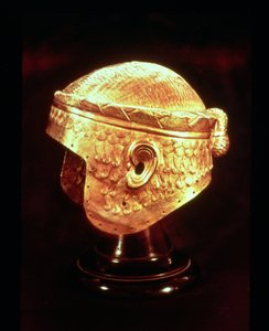 Elektrumhelm von König Mes-Kalem-Dug, ca. 2500-2400 v. Chr. von Sumerian