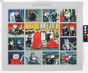 Illustration aus Cats Galore! A Compendium of Cultured Cats (veröff. 2015)