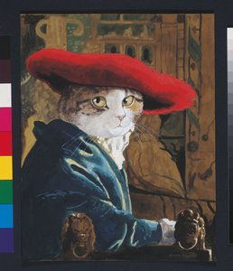 Illustration aus Cats Galore! A Compendium of Cultured Cats (veröffentlicht 2015)
