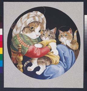 Illustration aus Katzen en Masse! Ein Kompendium kultivierter Katzen (veröff. 2015) von Susan Herbert