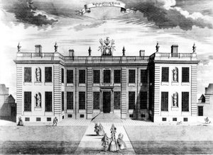 Ansicht des Marlborough House in Pall Mall, Westminster, 1741 von Sutton Nicholls