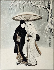 Junges Paar in „Artistic Japan“