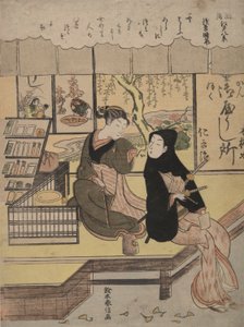 Klärender Nebel in Asakusa: Acht Ansichten von Chic Edo von Suzuki Harunobu