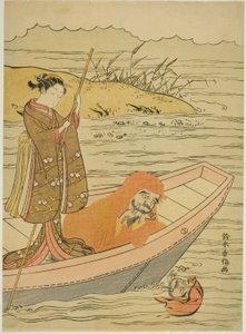 Daruma betrachtet sein Spiegelbild