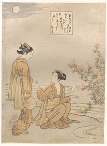 Der Tamagawa des Buschenklees von Suzuki Harunobu