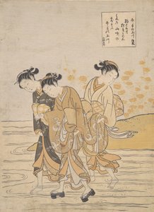 Juwelenfluss bei Ide Ide no Tamagawa, ca. 1768