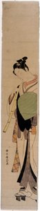 Die Kurtisane Hinatsuru von Suzuki Harunobu
