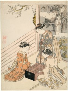 Das Spiel beobachten von Suzuki Harunobu