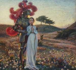 Der Ritter und die Jungfrau von Sven Richard Bergh