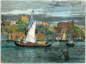 Blick auf Porto, Portugal, ca. 1880 von Swain
