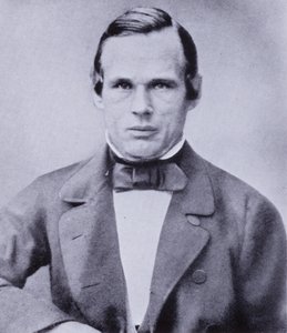 Anders Jonas Ångström, schwedischer Physiker und Astronom, bedeutend in der Entwicklung der Spektroskopie (s/w Foto) von Swedish Photographer