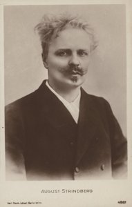 August Strindberg (1849-1912), schwedischer Dramatiker, Schriftsteller, Dichter und Künstler