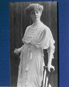 Manda Bjorling als Fräulein Julie (s/w Foto)