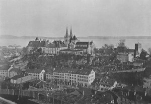 Neuenburg, Das Schloss und die Kollegiatkirche von Swiss Photographer