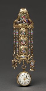 Chatelaine-Uhr, Mitte 1800er Jahre von Swiss School