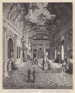 Das Foyer im Neuen Theater zu Genf von Swiss School