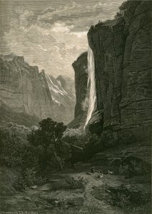 Der Staubbach, im Lauterbrunnental