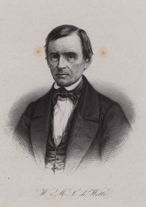 Wilhelm Martin Leberecht de Wette, deutsch-schweizerischer Theologe und Bibelwissenschaftler von Swiss School