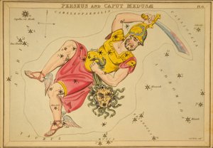 Perseus und Caput Medusa, Illustration aus 