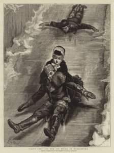 Kann nicht aufhören, auf den Eisbergen, St. Petersburg