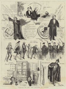Eröffnung des neuen Theaters in Oxford von Sydney Prior Hall