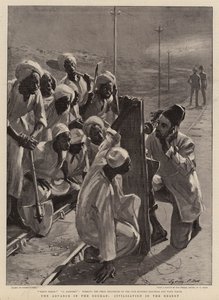 Der Vormarsch im Sudan, Zivilisation in der Wüste von Sydney Prior Hall