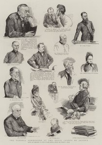 Die Parnell-Kommission am Royal Courts of Justice von Sydney Prior Hall
