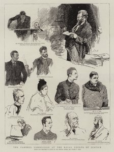 Die Parnell-Kommission am Royal Courts of Justice