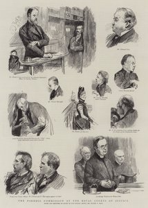 Die Parnell-Kommission am Royal Courts of Justice von Sydney Prior Hall