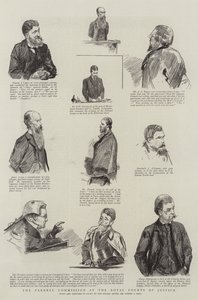 Die Parnell-Kommission am Royal Courts of Justice von Sydney Prior Hall