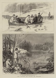 Der Prinz von Wales in Schweden von Sydney Prior Hall
